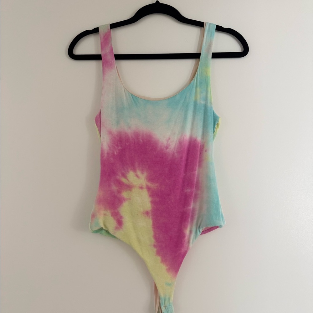 Astr Pastel Mesh Top